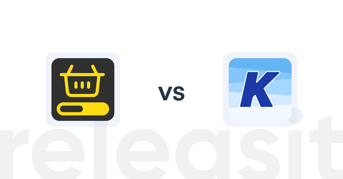 Shopify Upsell and Cross-sell Apps: MVR Free Shipping Bar & Upsell vs K: Cross Sell Related Products