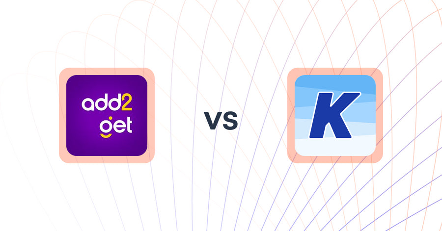 Shopify Upsell and Cross-sell Apps: Add2Get | Product Add‑ons vs K: Cross Sell Related Products