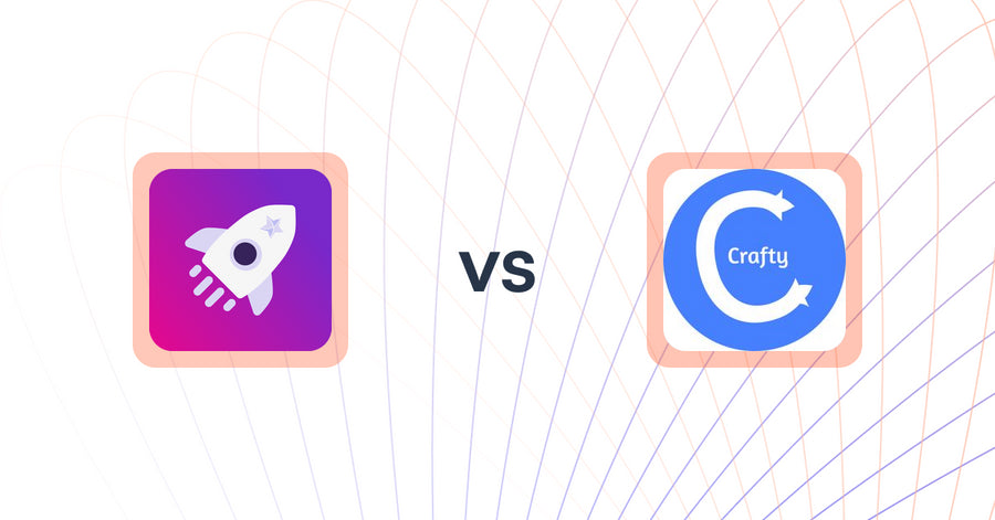 Shopify Upsell and Cross-Sell Apps: AOV Booster ‑ Bundles & Upsell vs Product Recommendations‑Crafty