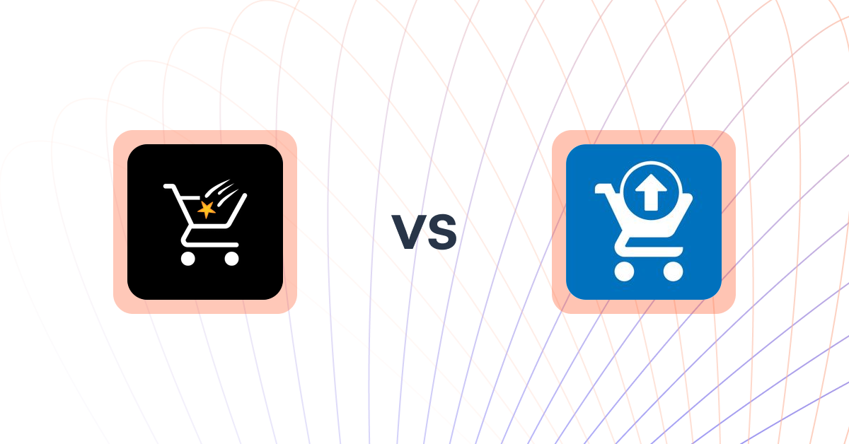 Shopify Upsell and Cross-Sell Apps: Checkout Star: Improve AOV, CRO vs Ecom Cart Upsell Elite