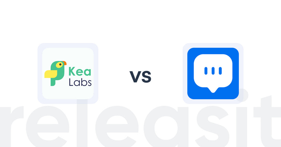 Shopify Upsell and Cross-sell Apps: Kea Labs: Recommendations vs Taggo: Chatbot AI & WhatsApp