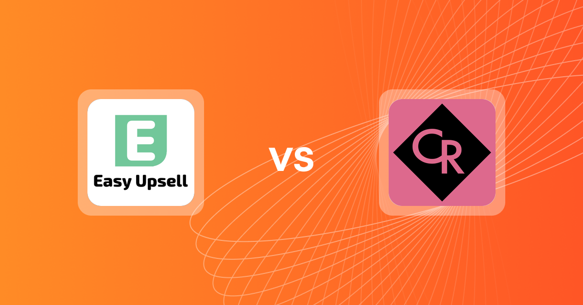 Shopify Upsell and Cross-sell Apps: Easy Upsell vs CV Recommend