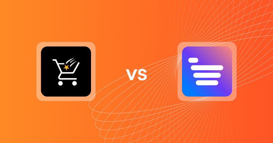 Shopify Upsell and Cross-sell Apps: Checkout Star: Improve AOV,CRO vs Uprate.AI: Sales Chatbot