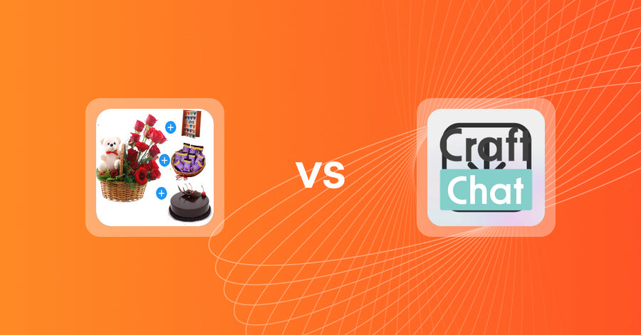 Shopify Upsell and Cross-sell Apps: ExtraBoost Product Addons vs CraftChat:Convert Chat to Sale