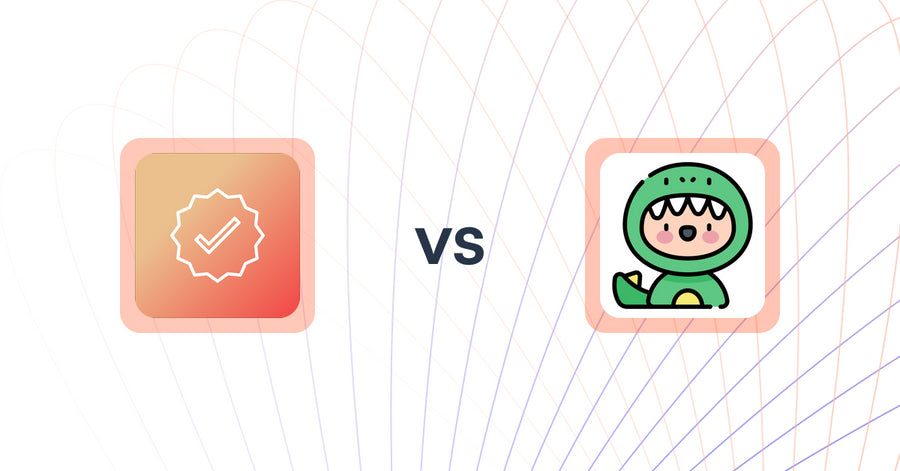 Shopify Upsell and Cross-sell Apps: Mega Verified Product Badges vs. Rex: Personalized Upsell