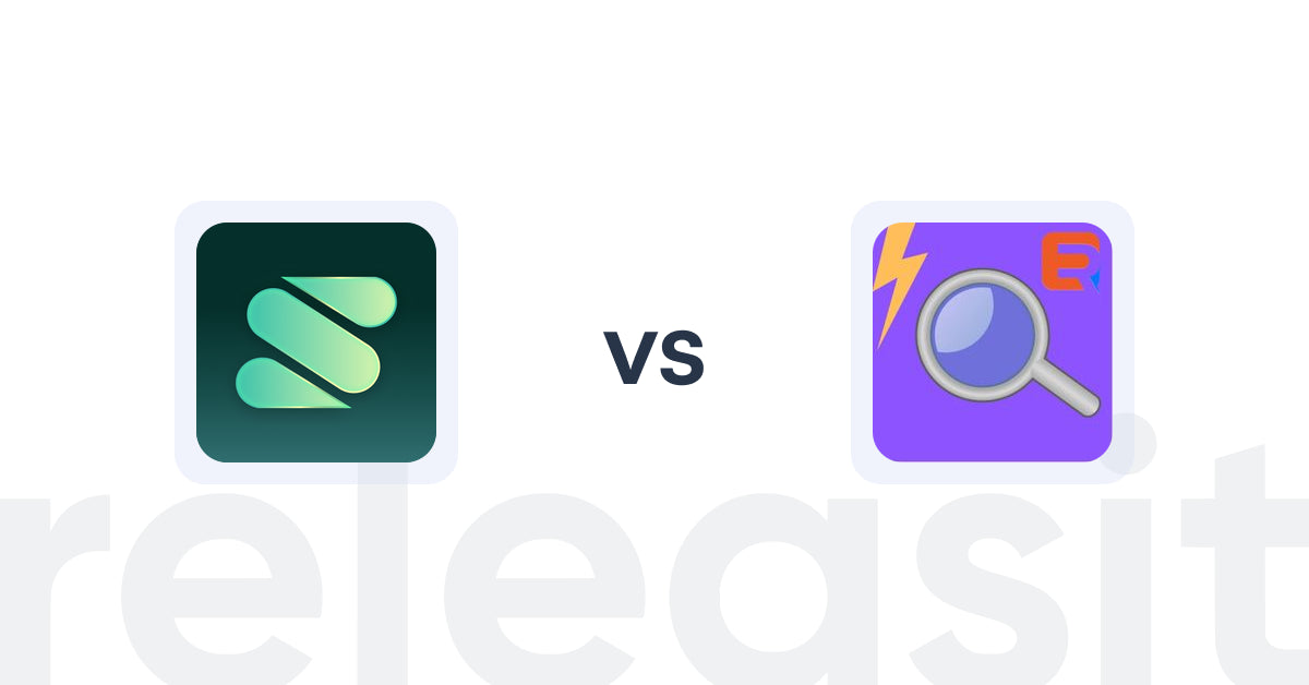 Shopify Upsell and Cross-sell Apps: Sledge: Product Filter, Review vs ExpertRec Smart Search Bar