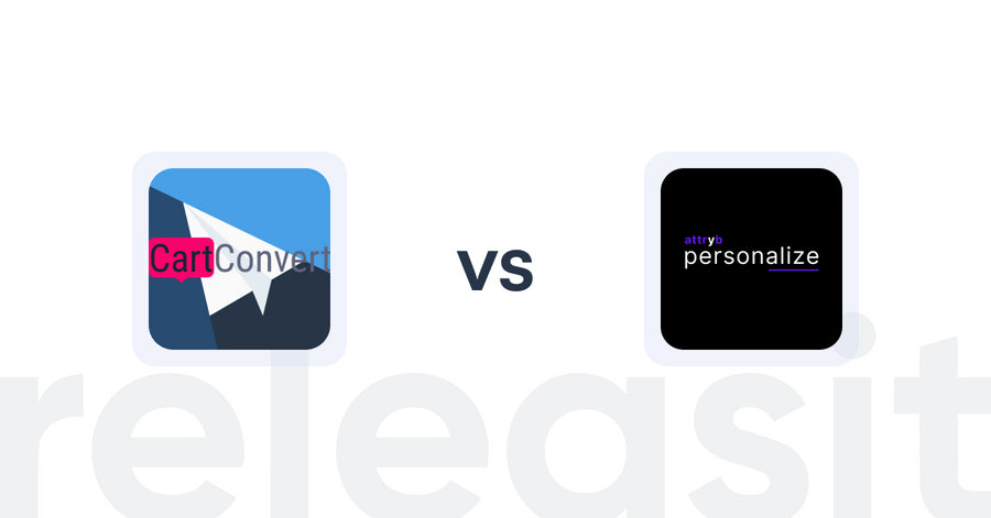 Shopify Upsell and Cross-sell Apps: CartConvert vs. Attryb Personalize