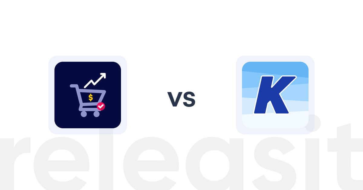 Shopify Upsell and Cross-sell Apps: Upselleandola vs K: Cross Sell Related Products