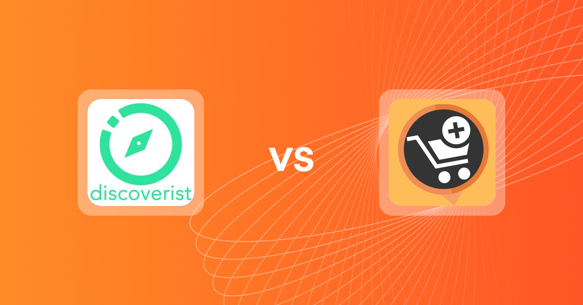Shopify Upsell and Cross-sell Apps: Discoverist AI Recommendations vs Upsell & Cross sell ‑ Appsell