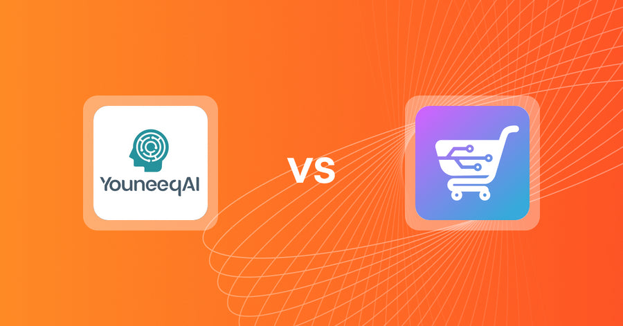 Shopify Upsell and Cross-sell Apps: Youneeq AI Personalization vs AI Cart & Upsell