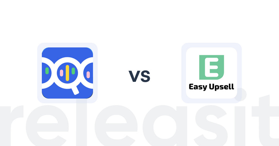 Shopify Upsell and Cross-sell Apps: Relewise vs Easy Upsell