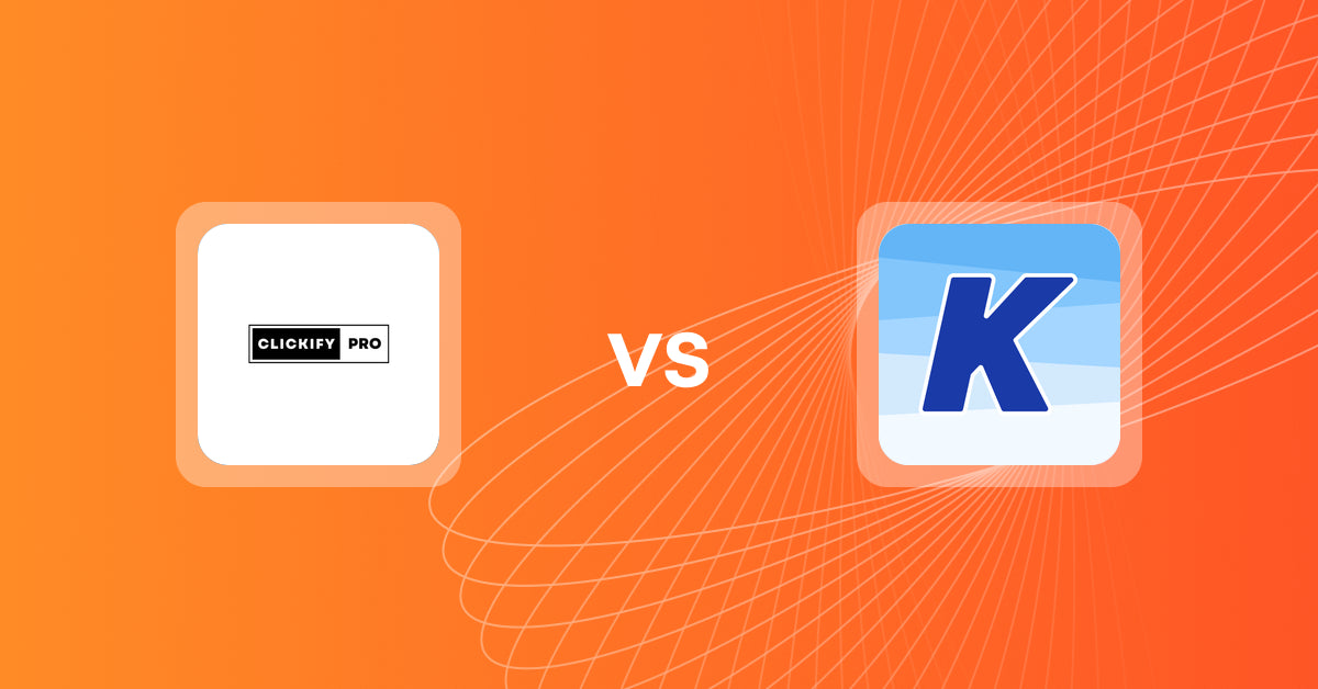 Shopify Upsell and Cross-sell Apps: ClickifyPro vs K: Cross Sell Related Products