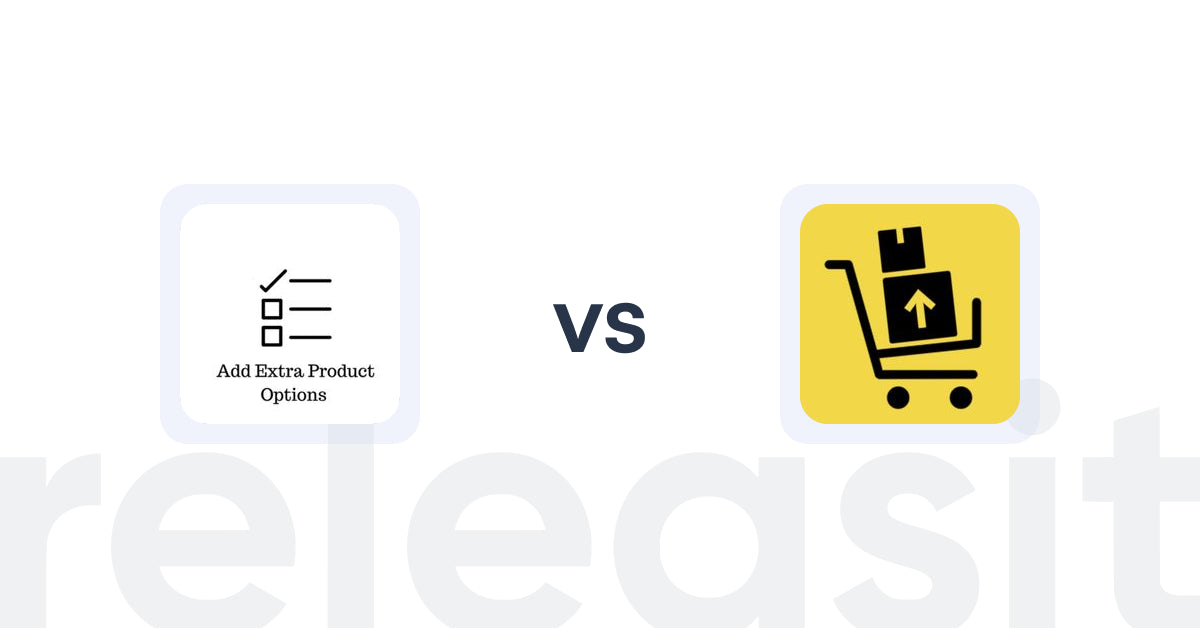 Shopify Upsell and Cross-sell Apps: Upsell | Extra Product Add-ons vs. UpsellFly: Checkout Upsells