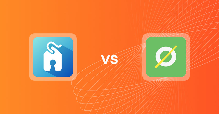 Shopify Upsell and Cross-sell Apps: RebateKey: Coupons & Rebates vs Guidelines Product Finders