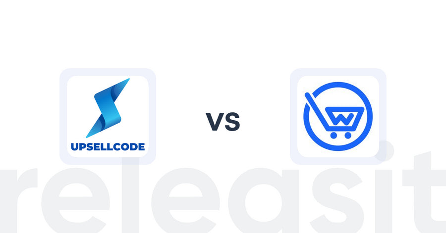 Shopify Upsell and Cross-sell Apps: UpsellCode ‑ Discount In Cart vs Wowcart ‑ Slide Cart Drawer