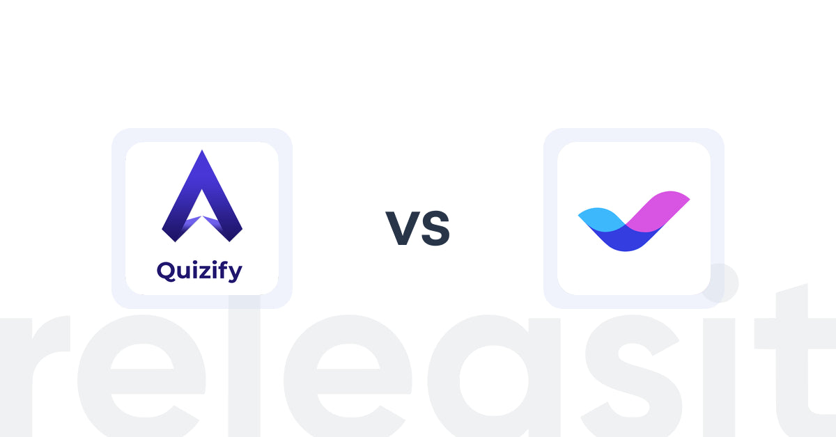 Shopify Upsell and Cross-sell Apps: Quizify - Product Quiz Builder vs Veda Landing Page Builder