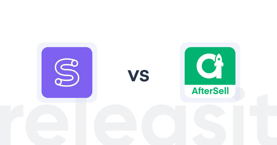 Shopify Upsell and Cross-sell Apps: Shopcast: Product Recommender vs AfterSell Post Purchase Upsell