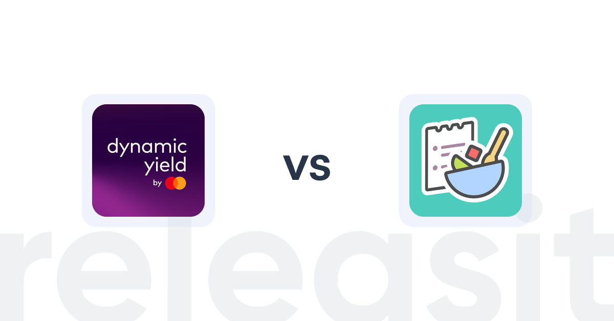 Shopify Upsell and Cross-Sell Apps: Dynamic Yield by Mastercard vs BentoSMB Recipes