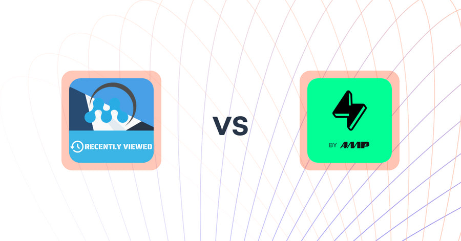 Shopify Upsell and Cross-sell Apps: MeroxIO Recent Viewed Products vs. Upsell by AMP