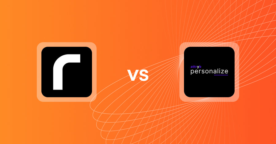 Shopify Upsell and Cross-sell Apps: Retentics: Dynamic Recommender vs Attryb Personalize