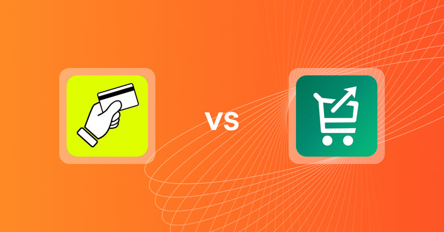 Shopify Upsell and Cross-sell Apps: CartFee: Add Credit Card Fees vs Simply Cartbooster