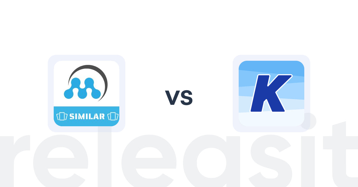 Shopify Upsell and Cross-Sell Apps: MeroxIO View Similar Products vs K: Cross Sell Related Products