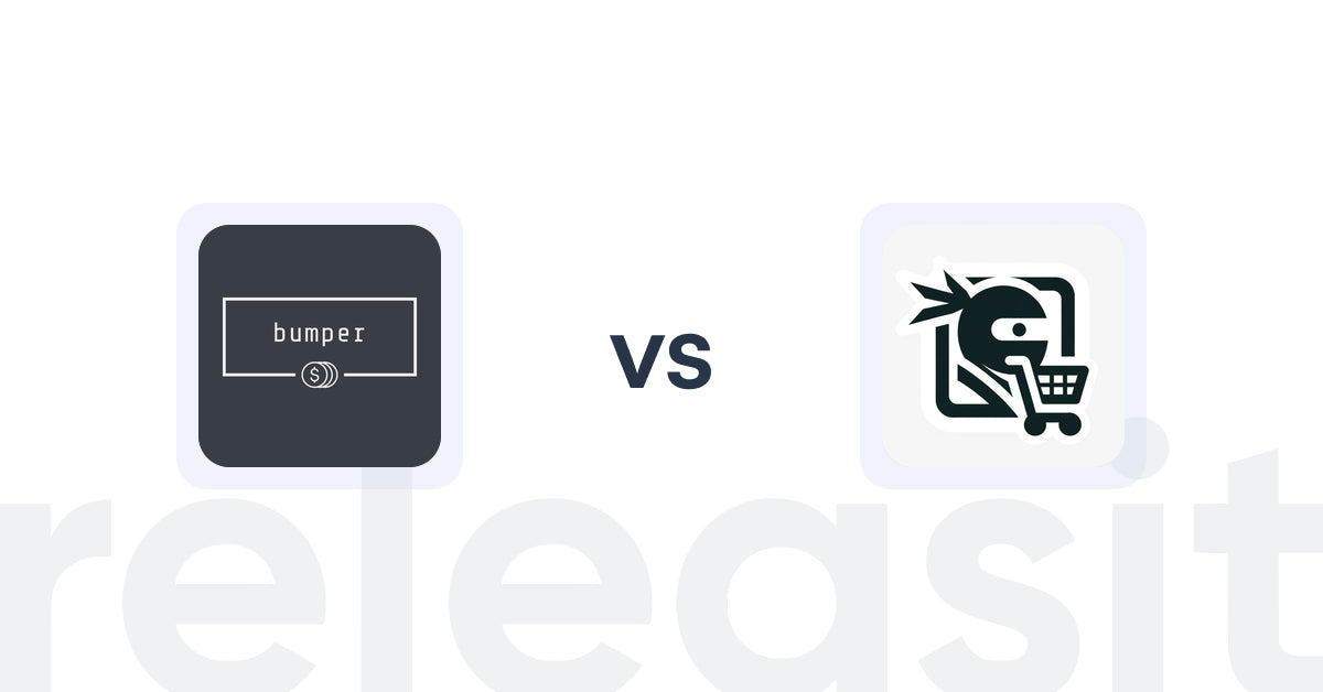 Shopify Upsell and Cross-sell Apps: bumper vs Checkout Ninja Blocks