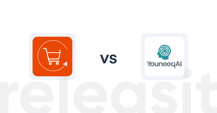 Shopify Upsell and Cross-sell Apps: Enorm Post Purchase Upsell Pro vs Youneeq AI Personalization