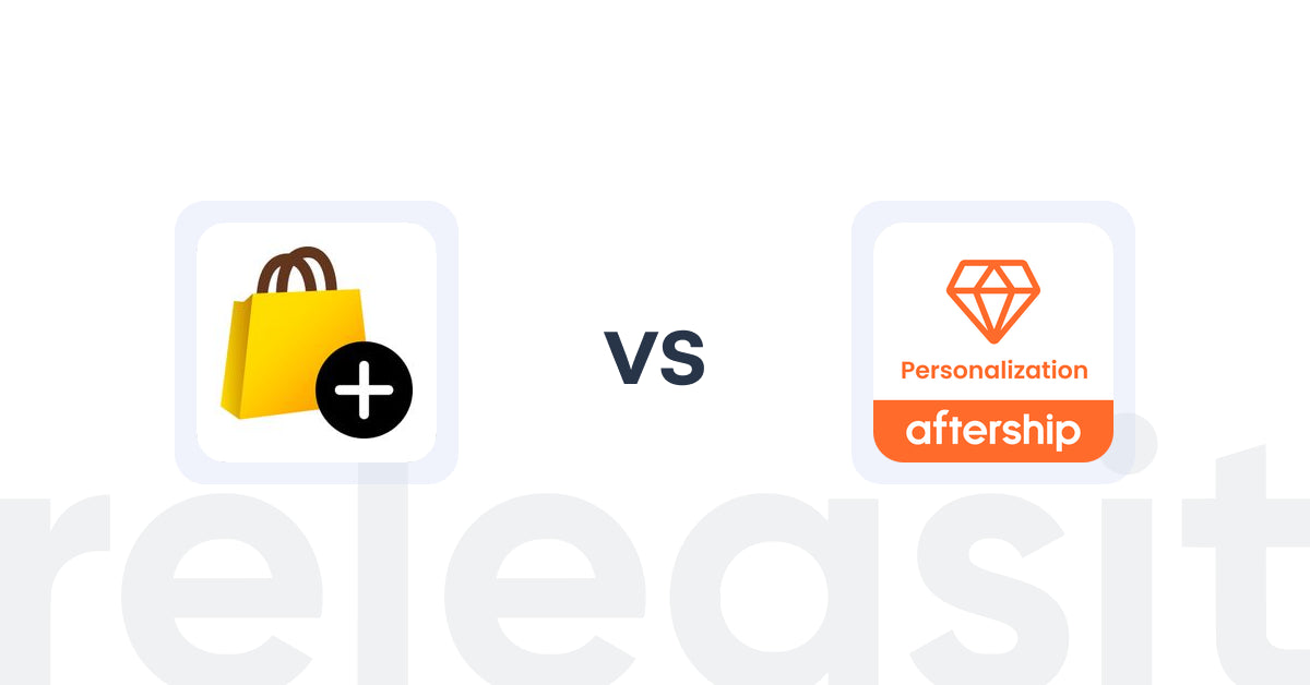 Shopify Upsell and Cross-sell Apps: あとプラ：チェックアウト拡張 & サンクスページ最適化 vs AfterShip Personalization