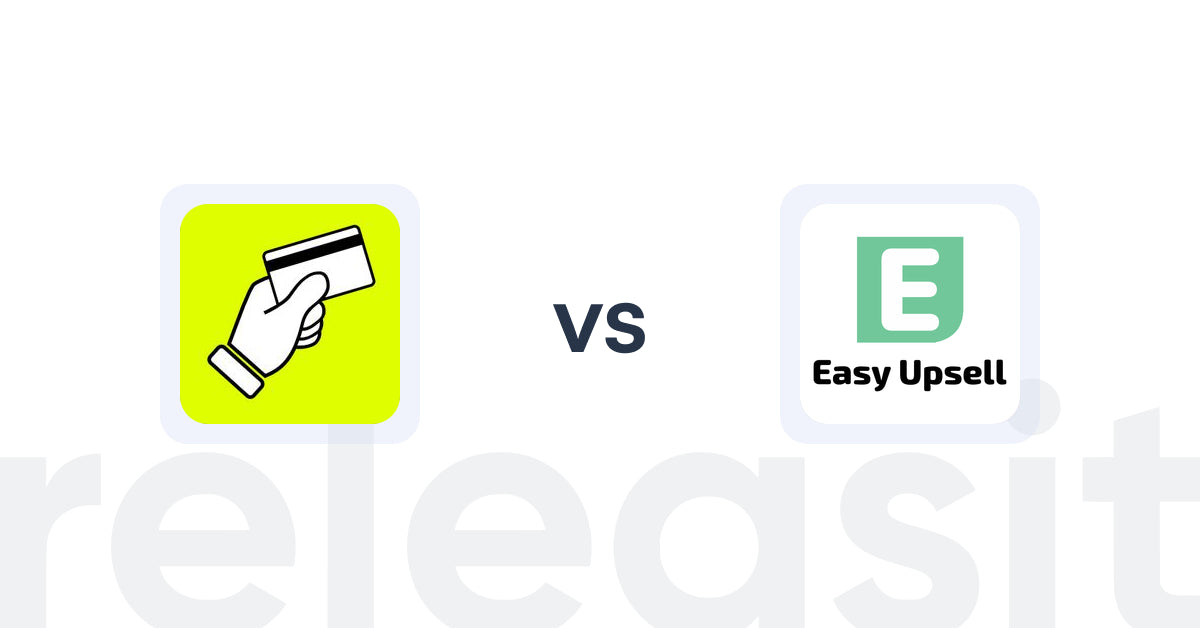 Shopify Upsell and Cross-sell Apps: CartFee: Add Credit Card Fees vs Easy Upsell