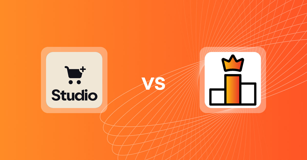 Shopify Upsell and Cross-sell Apps: Checkout Upsell by Studio vs Rank King: Best Seller Ranking