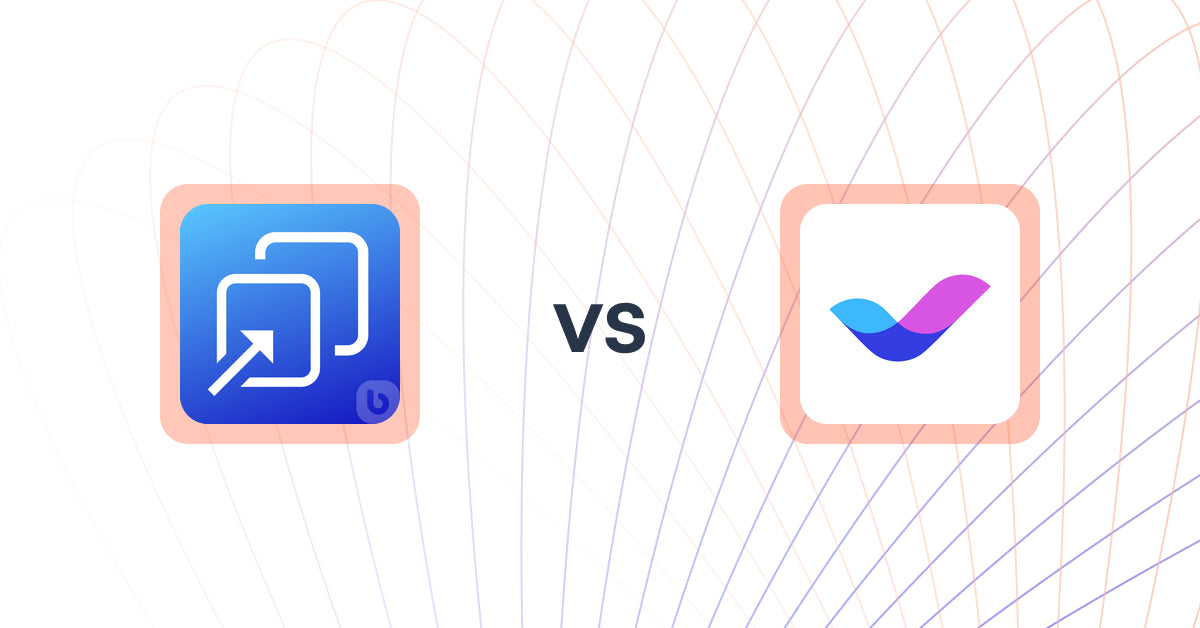 Shopify Upsell and Cross-sell Apps: BeME: Sales Pop Total vs Veda Landing Page Builder