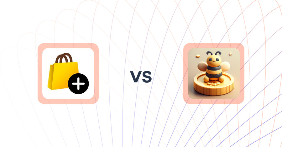 Shopify Upsell and Cross-Sell Apps: あとプラ：チェックアウト拡張 & サンクスページ最適化 vs FeeBee ‑ Fees and Deposits