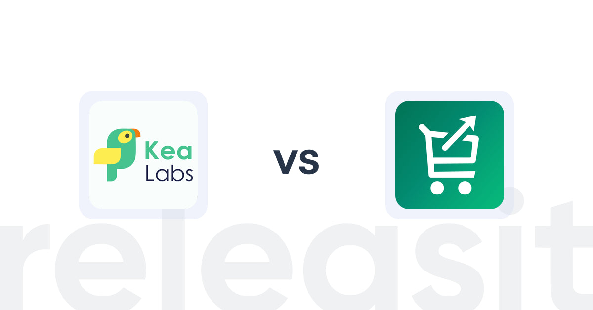 Shopify Upsell and Cross-sell Apps: Kea Labs: Recommendations vs Simply Cartbooster