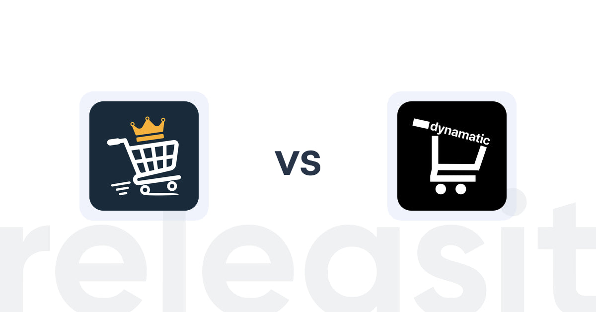Shopify Upsell and Cross-sell Apps: CommerceChamp Upsells & Promos vs. Dynamatic Personalized Upsells
