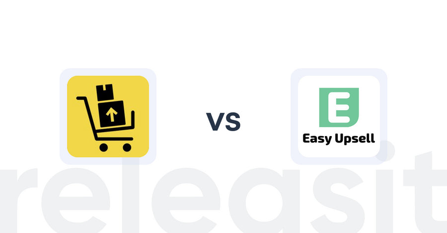 Shopify Upsell and Cross-sell Apps: UpsellFly:Checkout Upsells vs. Easy Upsell