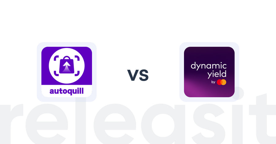 Shopify Upsell and Cross-sell Apps: AI agent Upsell ‑ autoquill vs Dynamic Yield by Mastercard