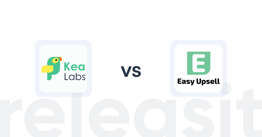 Shopify Upsell and Cross-Sell Apps: Kea Labs: Recommendations vs Easy Upsell