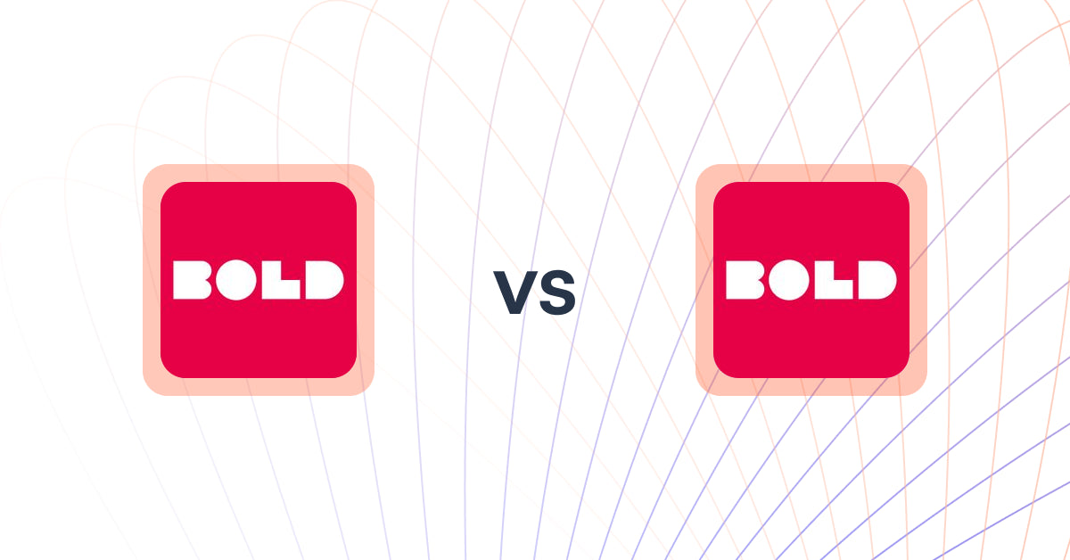 Shopify Upsell and Cross-sell Apps: BOLD Subscriptions vs BOLD Upsell AI Powered Upsells