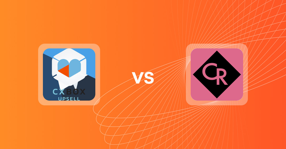 Shopify Upsell and Cross-Sell Apps: CXBOX vs CV Recommend