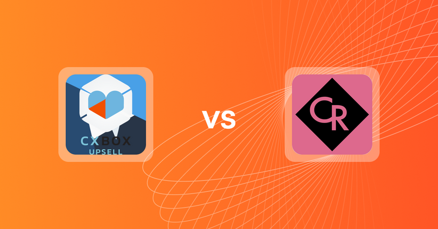 Shopify Upsell and Cross-Sell Apps: CXBOX vs CV Recommend
