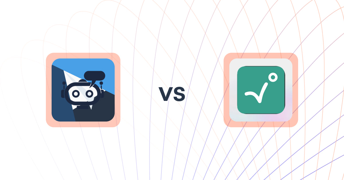 Shopify Upsell and Cross-sell Apps: RevoChat: AI Sales Chatbot vs. RecoBounce ‑ Recover traffic