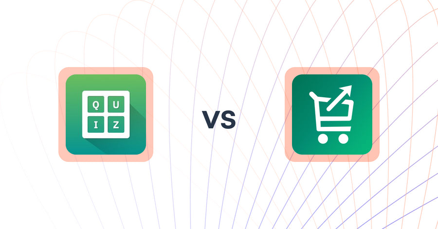 Shopify Upsell and Cross-sell Apps: Quiz Buddy ‑ Product Quiz vs Simply Cartbooster