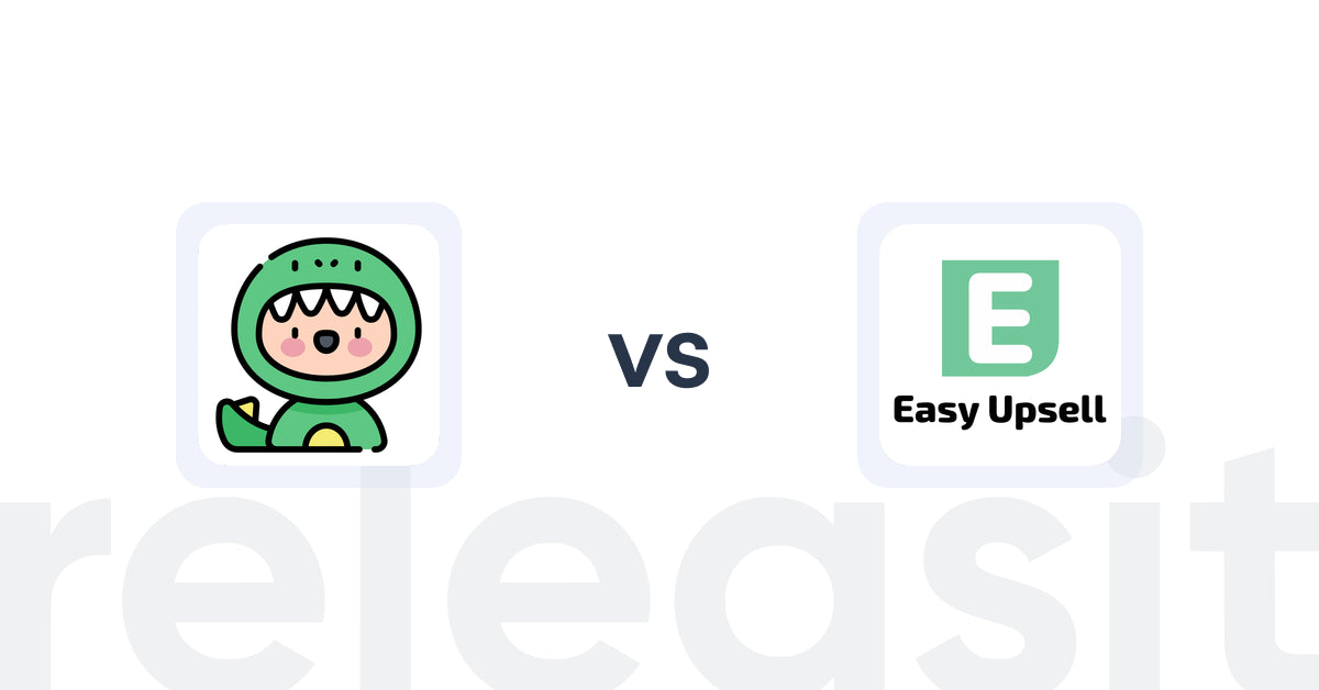 Shopify Upsell and Cross-sell Apps: Rex: Personalized Upsell vs Easy Upsell