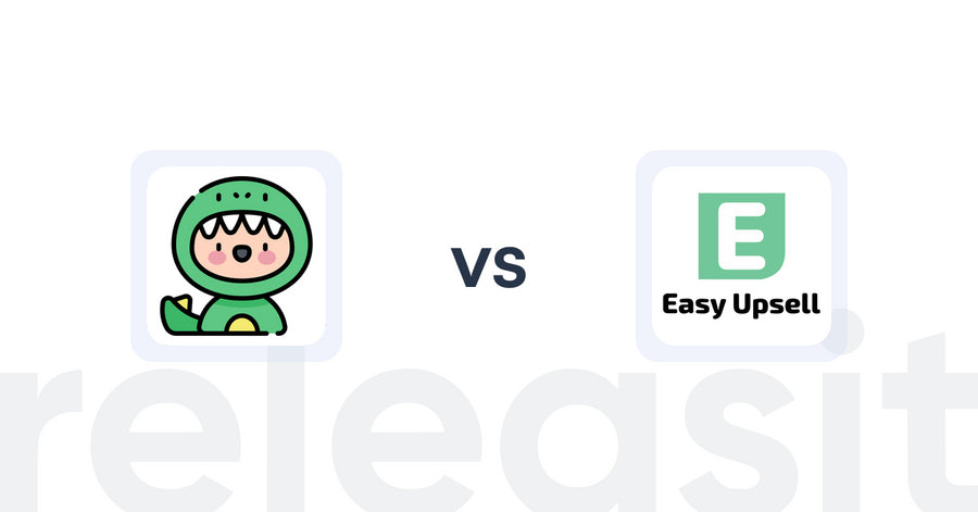 Shopify Upsell and Cross-sell Apps: Rex: Personalized Upsell vs Easy Upsell