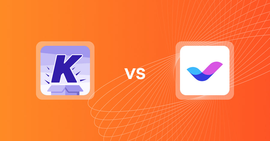 Shopify Upsell and Cross-sell Apps: K: Combo Bundle Builder & Kits vs Veda Landing Page Builder