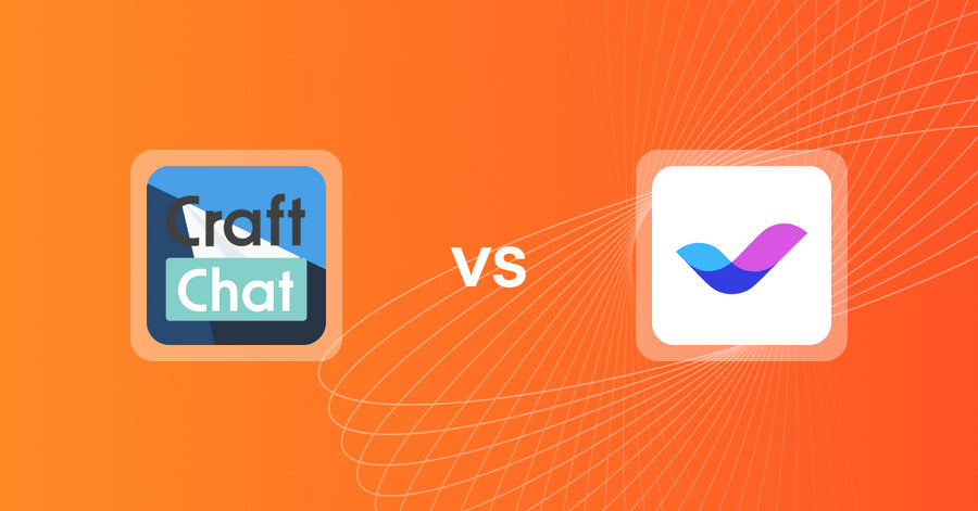 Shopify Upsell and Cross-sell Apps: CraftChat:Convert Chat to Sale vs Veda Landing Page Builder