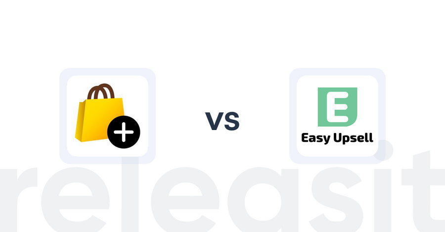 Shopify Upsell and Cross-sell Apps: あとプラ：チェックアウト拡張 & サンクスページ最適化 vs Easy Upsell
