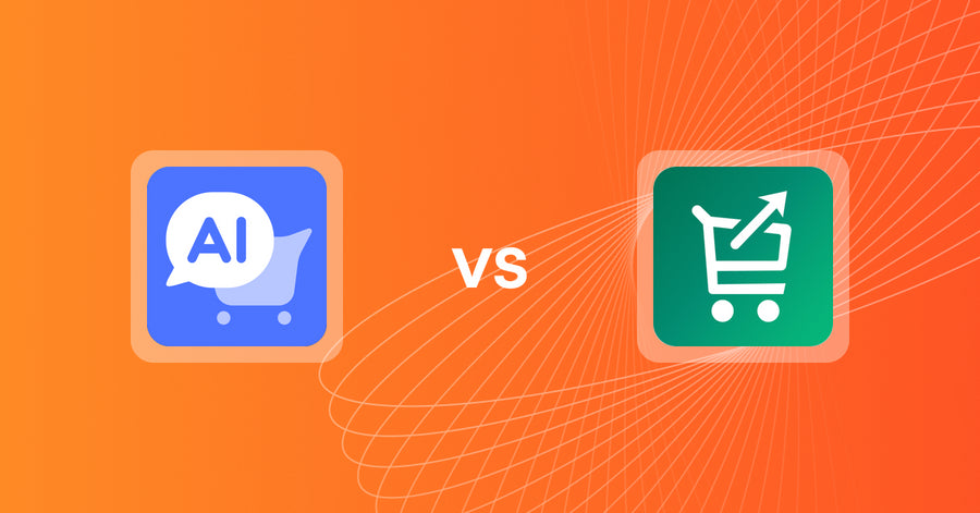 Shopify Upsell and Cross-sell Apps: AI Chatbot +GPT4 ‑ Wiseshoppal vs Simply Cartbooster