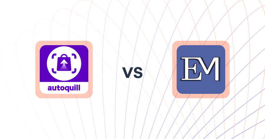 Shopify Upsell and Cross-sell Apps: AI agent Upsell ‑ autoquill vs Expert Minute